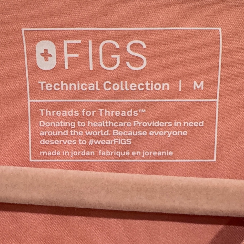 Figs Women's Top in Coral - Picture 2 of 12